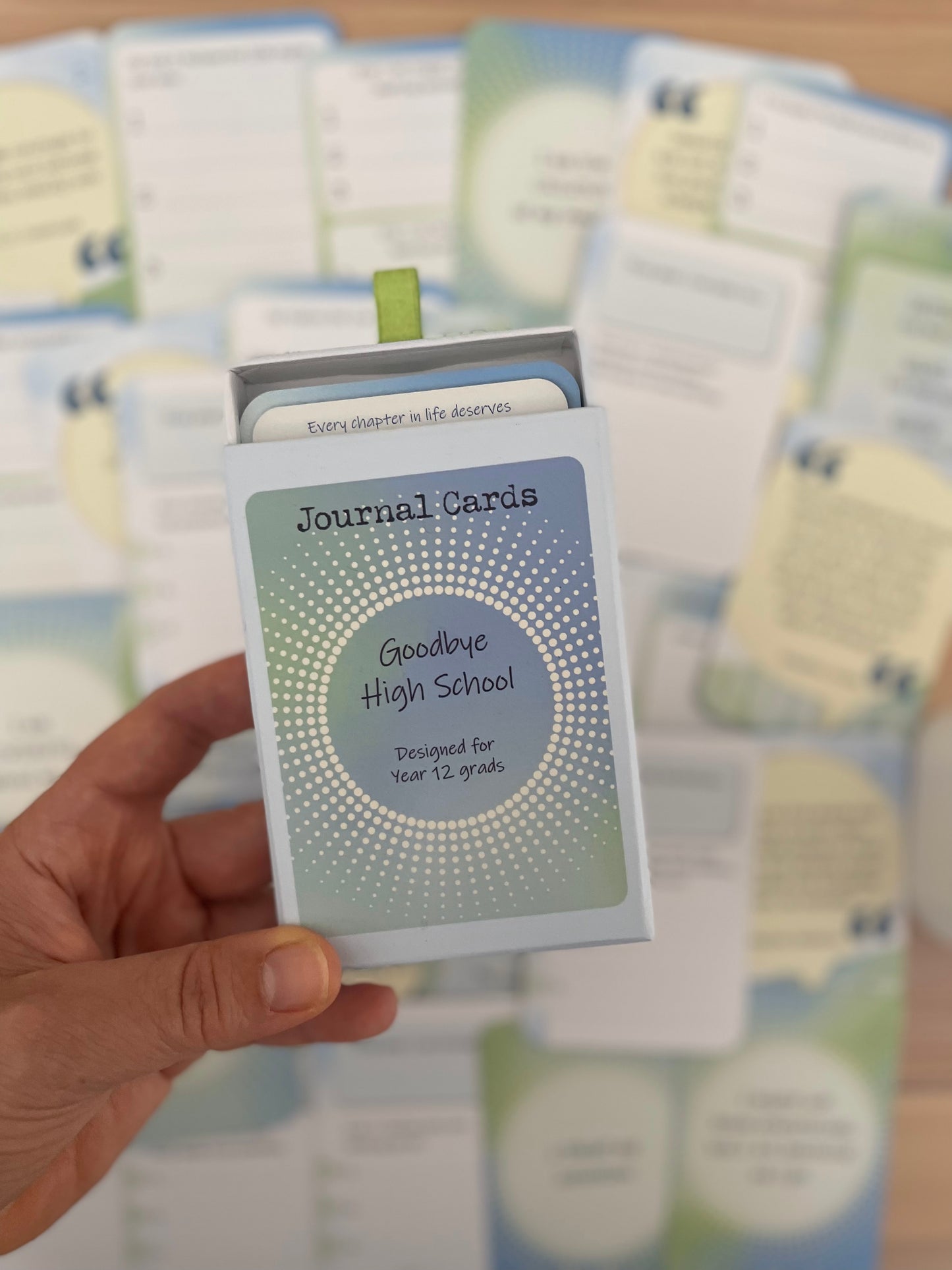 Goodbye High School Journal Cards – mindfulness and reflection tool for graduating students