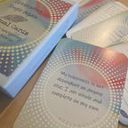 Affirmation card from Celebrating Single Again journal cards set