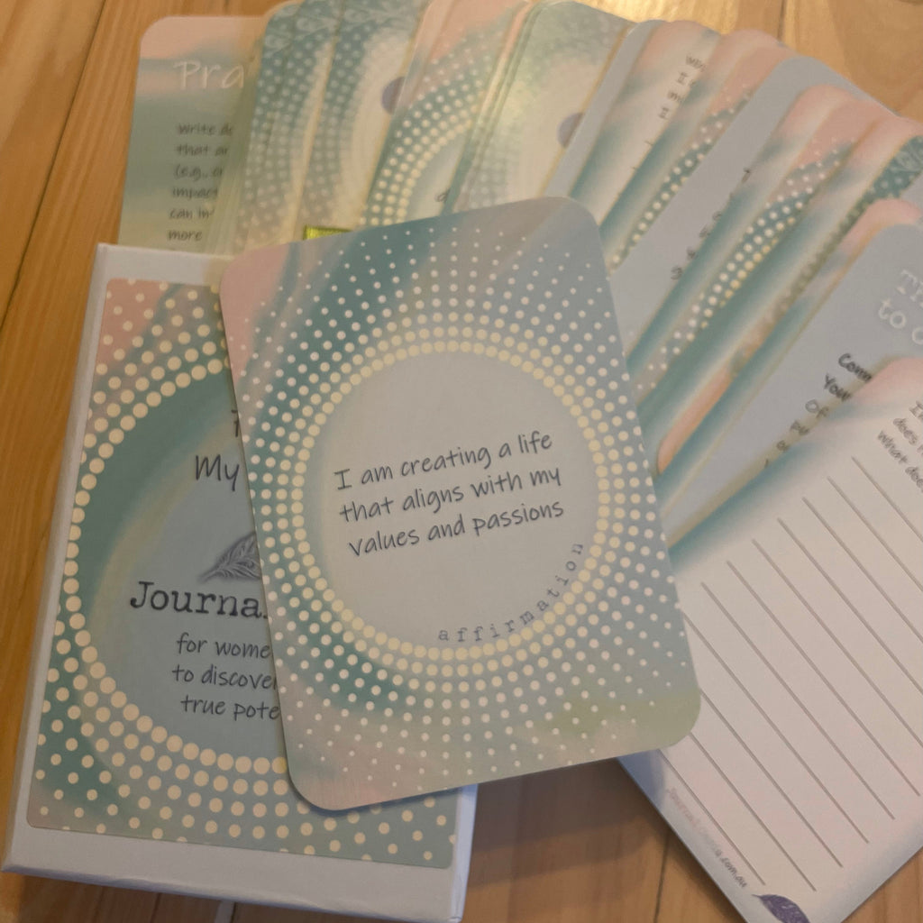 Affirmation card from Finding My Purpose journal card set