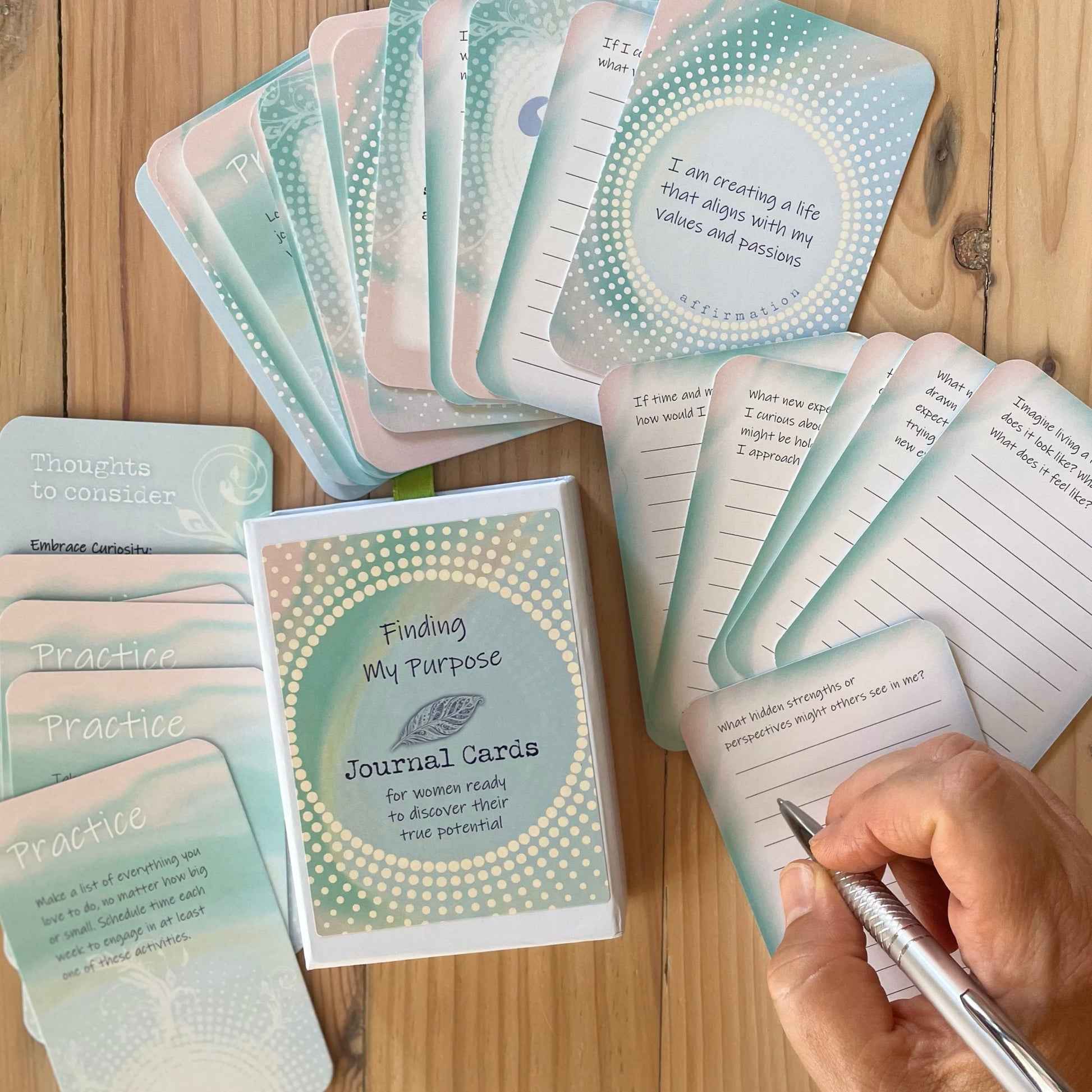 New way of journaling with journal cards - find your true potential and purpose