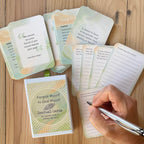 Forgive Myself to Heal Myself journal cards set supporting women in healing