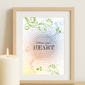 Follow Your Heart | Uplifting Printable Wall Art