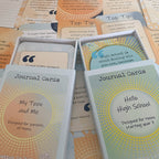 School wellbeing bundle – Hello High School and My Teen and Me Journal Card sets for students and parents